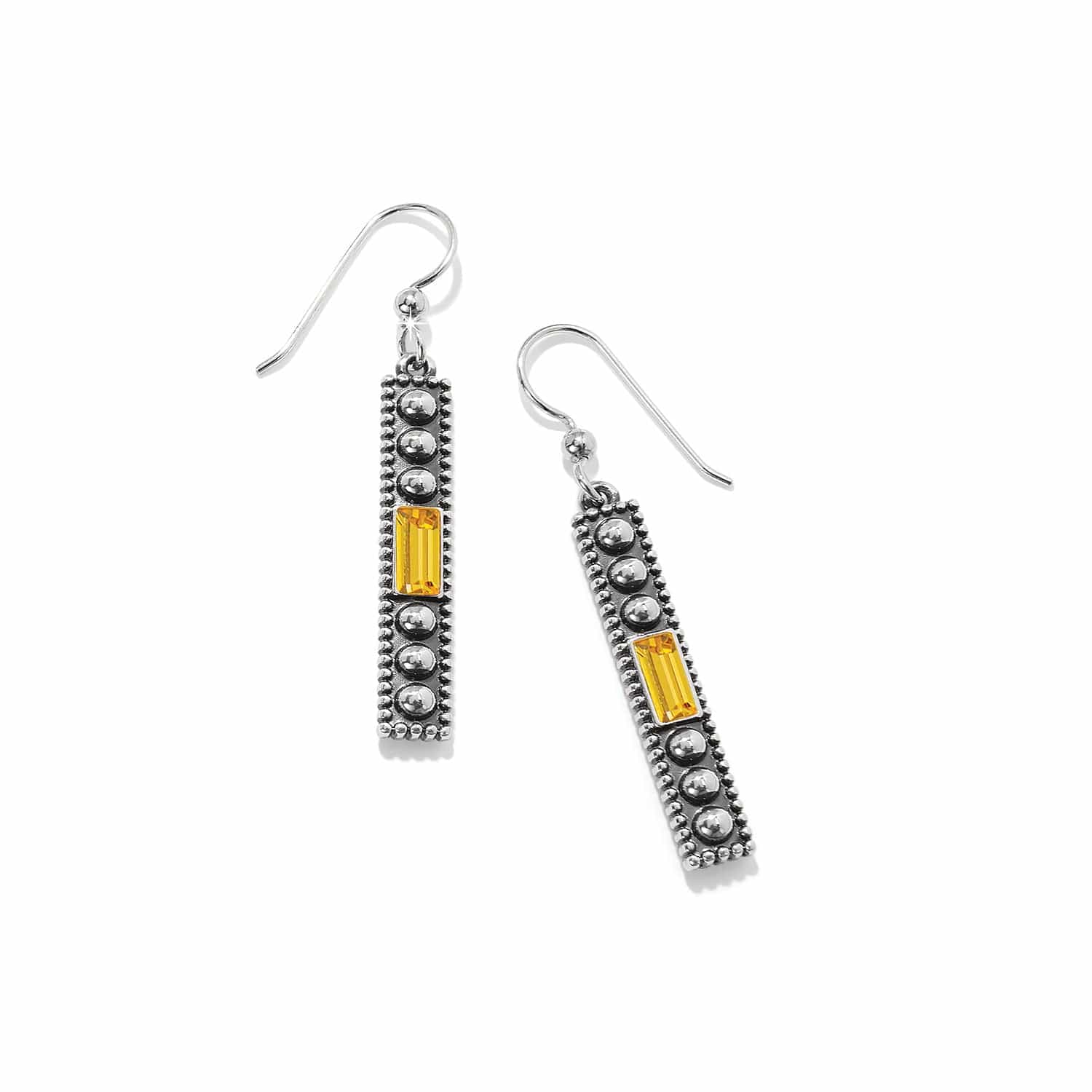 Pretty Tough Gem French Wire Earrings silver-light-topaz 6