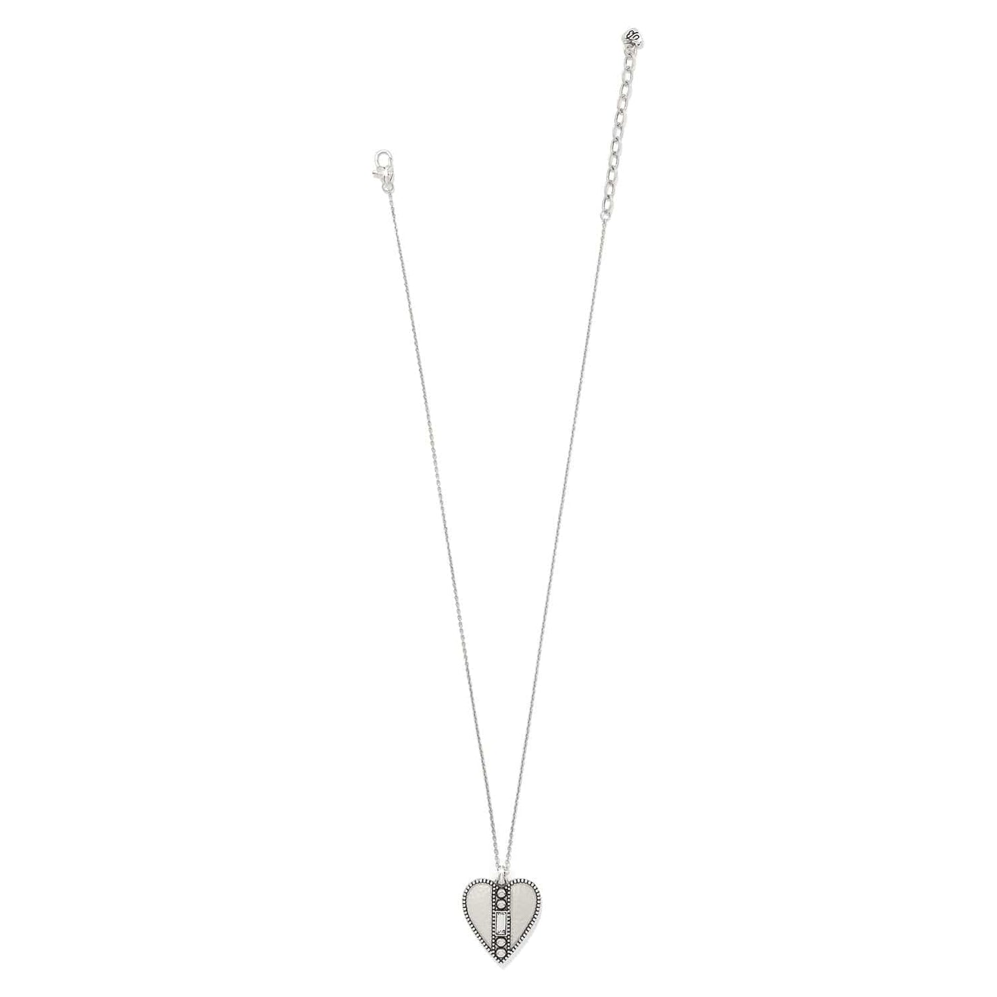 Pretty Tough Gem Heart Necklace