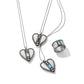 Pretty Tough Gem Heart Necklace