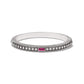 Pretty Tough Gem Hinged Bangle