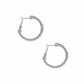 Pretty Tough Gem Hoop Earrings