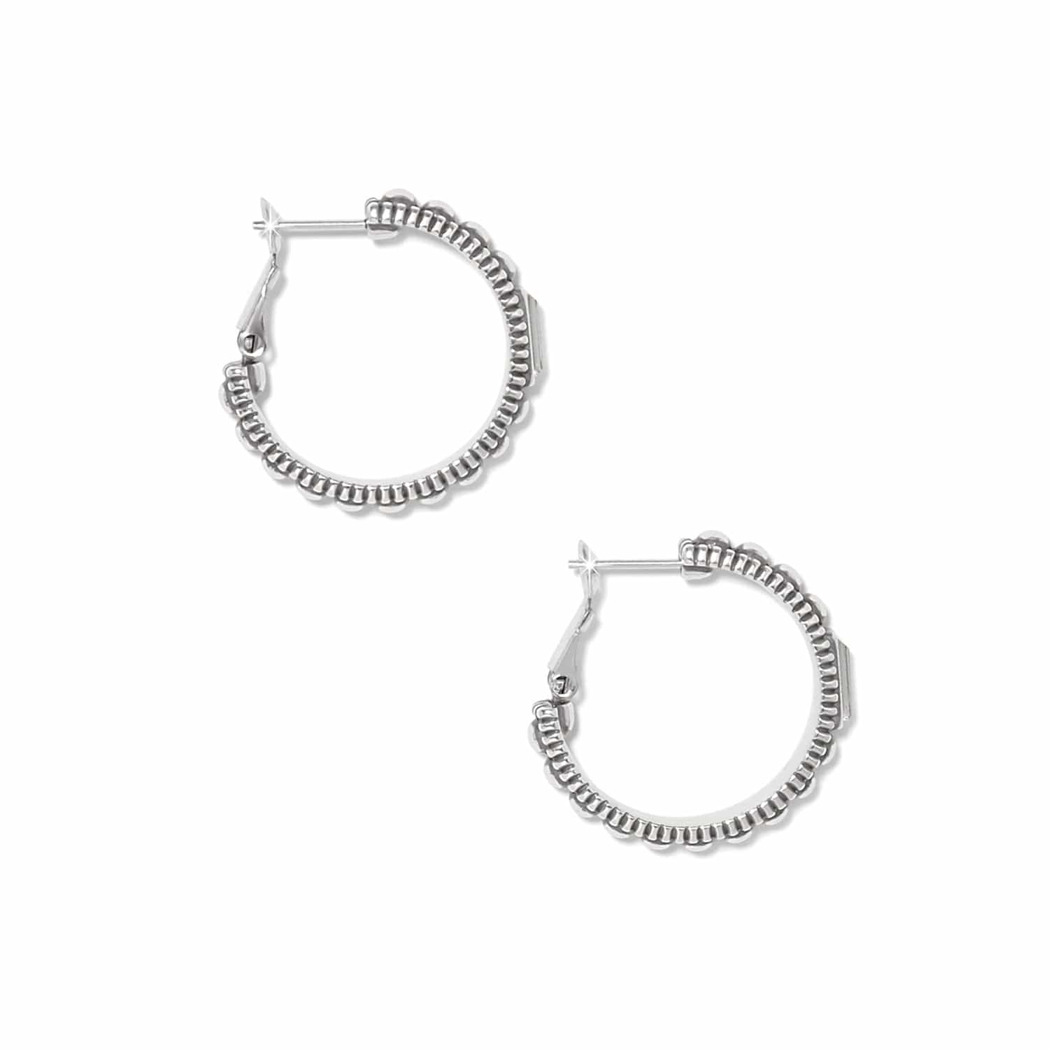 Pretty Tough Gem Hoop Earrings silver 8