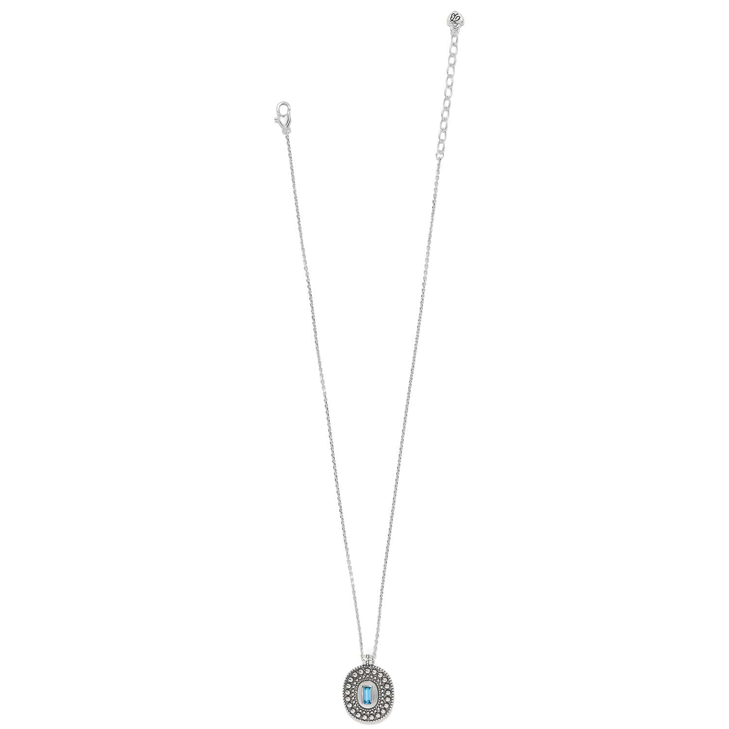 Pretty Tough Gem Necklace silver-aqua 9