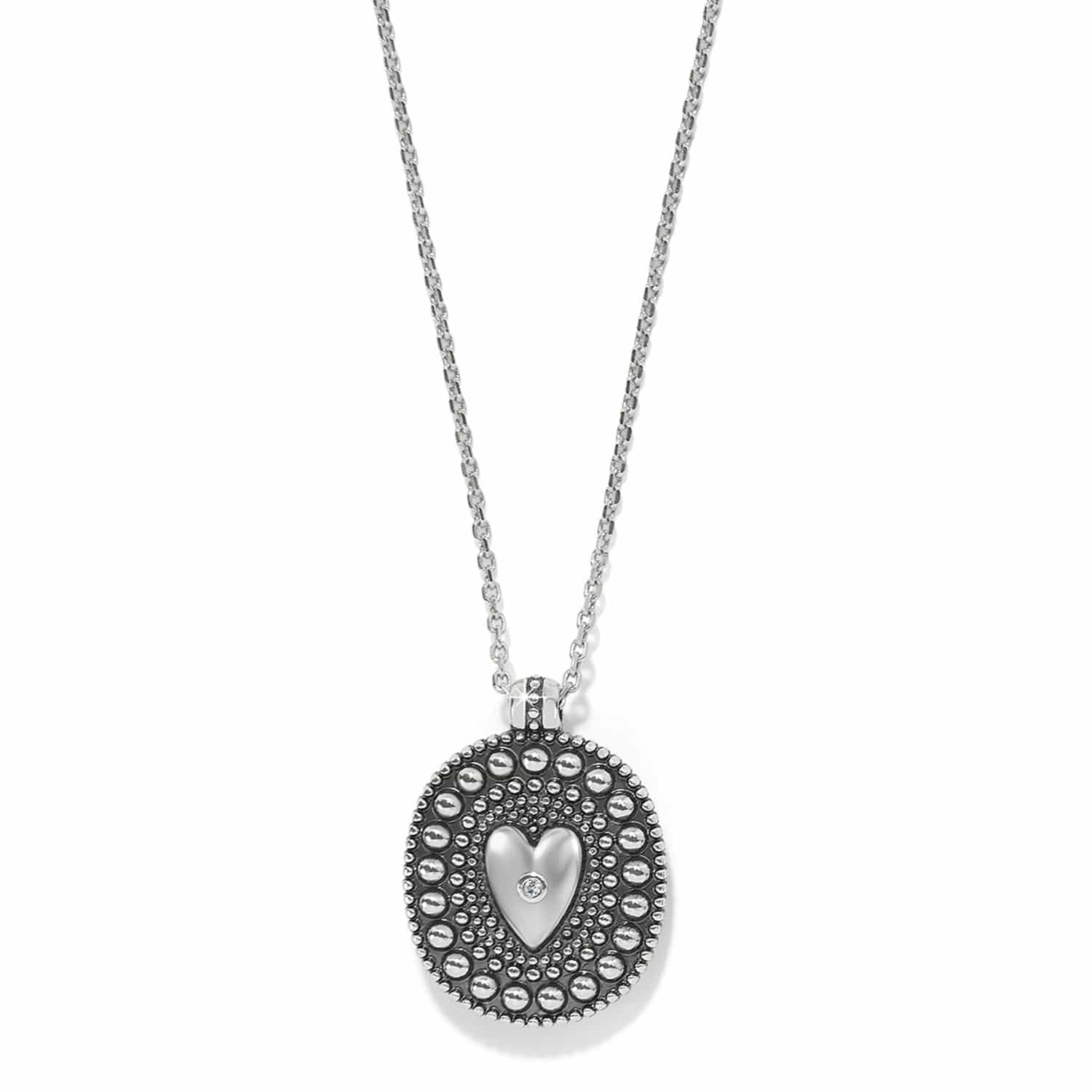Pretty Tough Gem Necklace silver-black 2