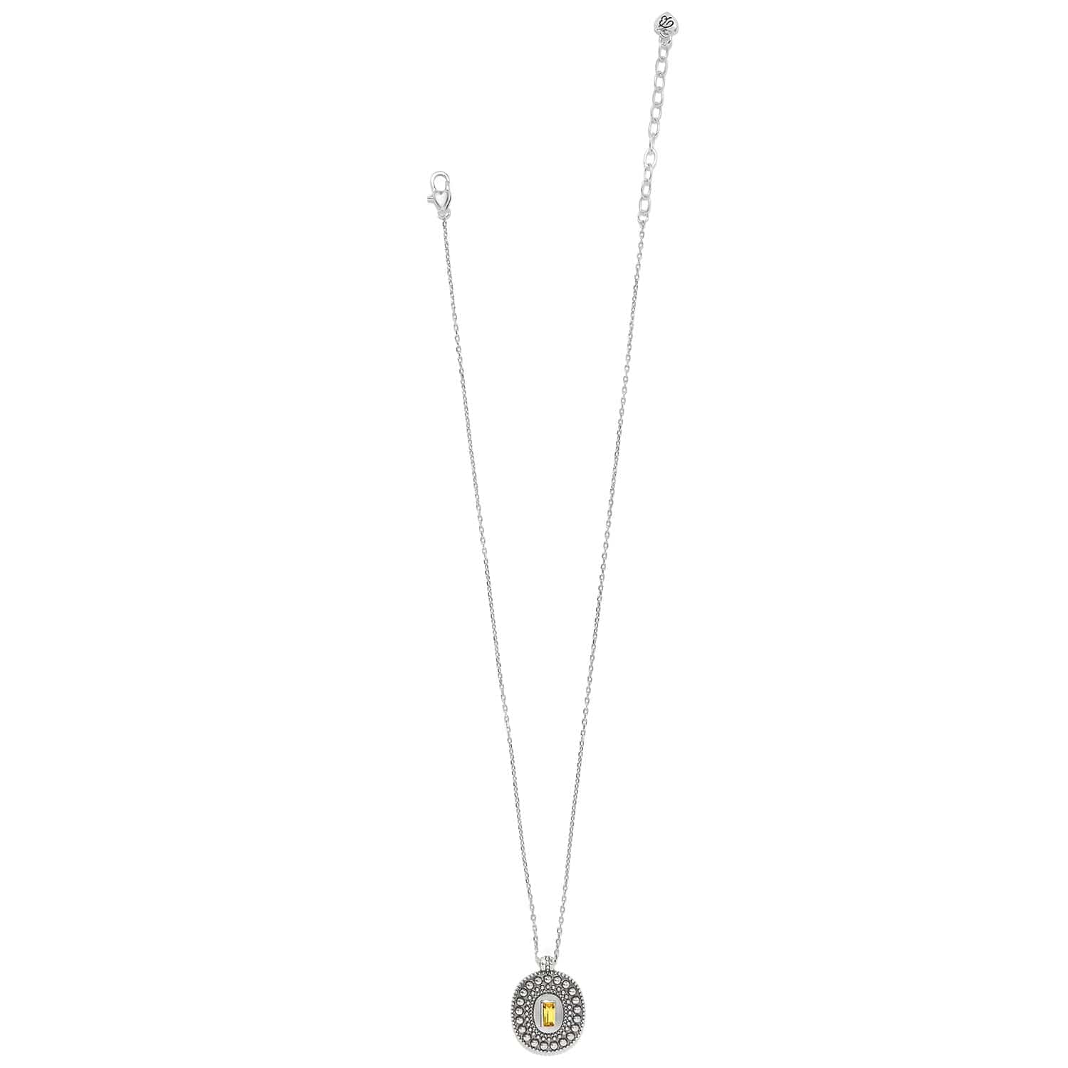 Pretty Tough Gem Necklace silver-light-topaz 12
