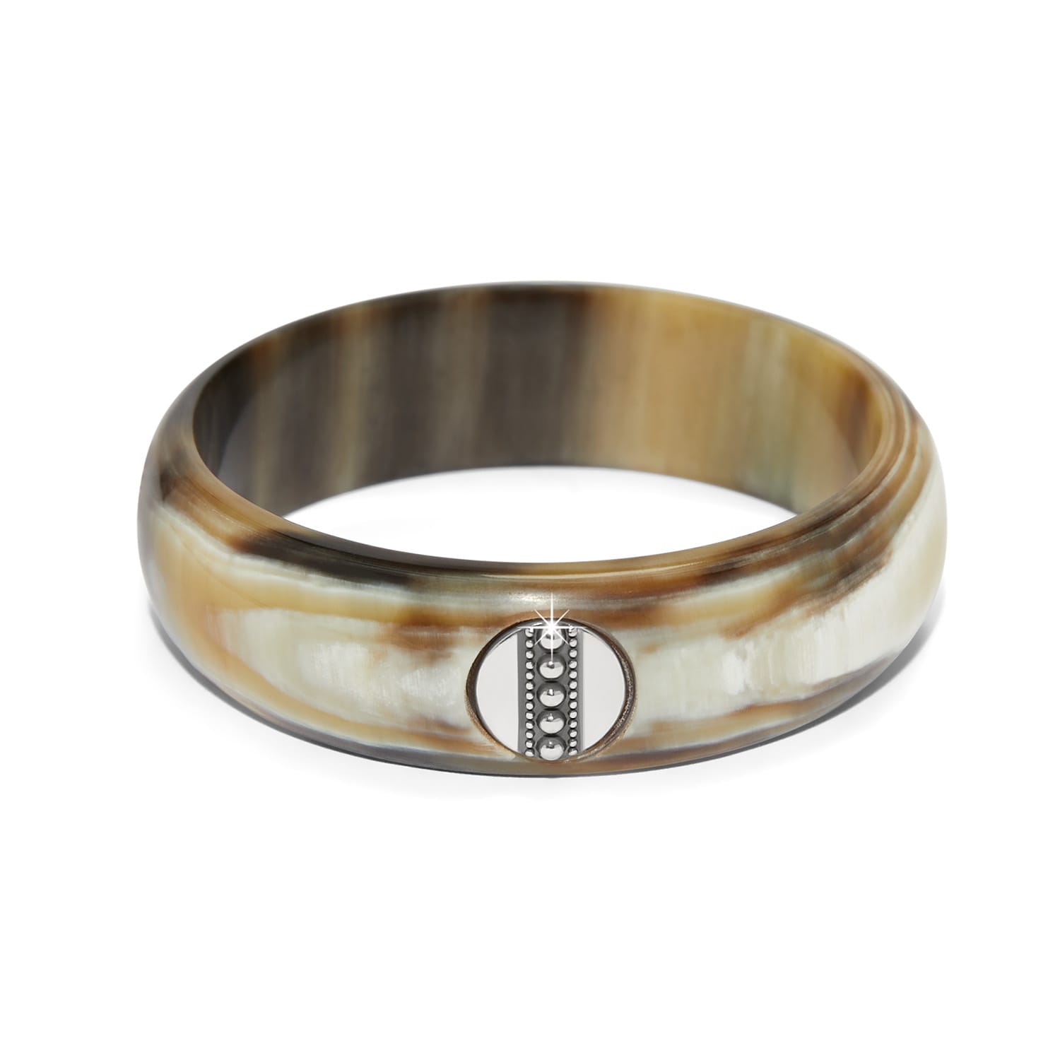 Pretty Tough Geo Horn Bangle brown 2