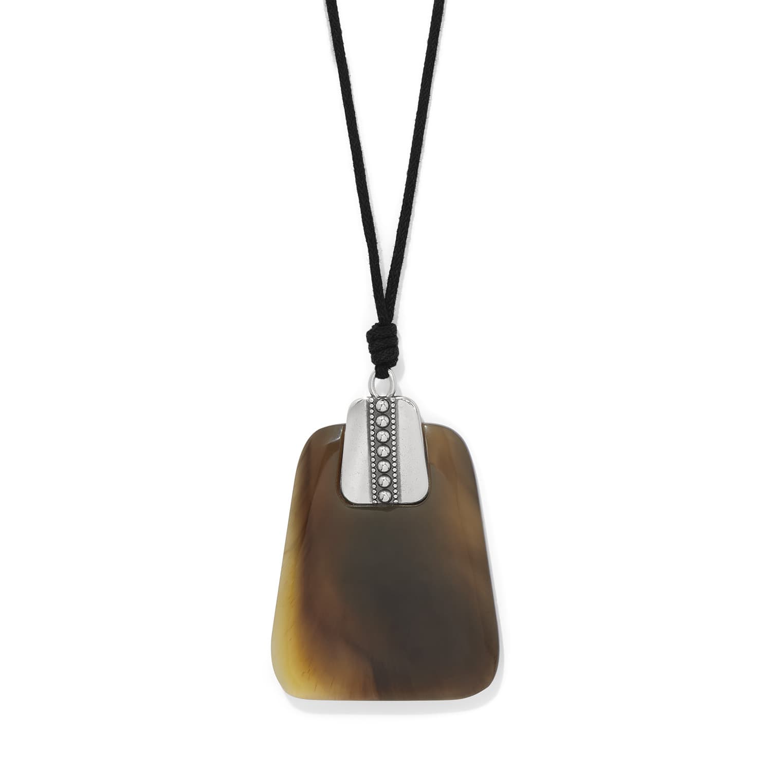 Pretty Tough Horn Large Necklace brown 1