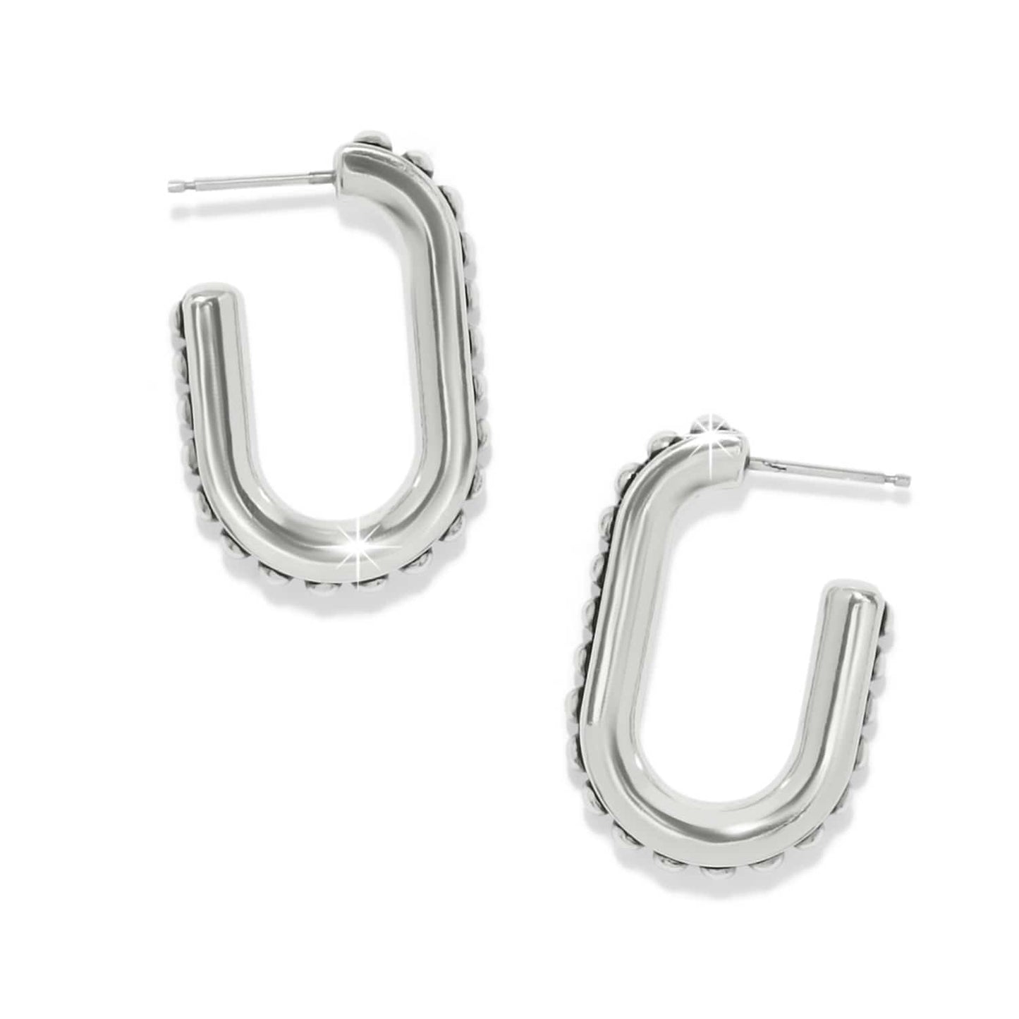 Pretty Tough Link Hoop Earrings