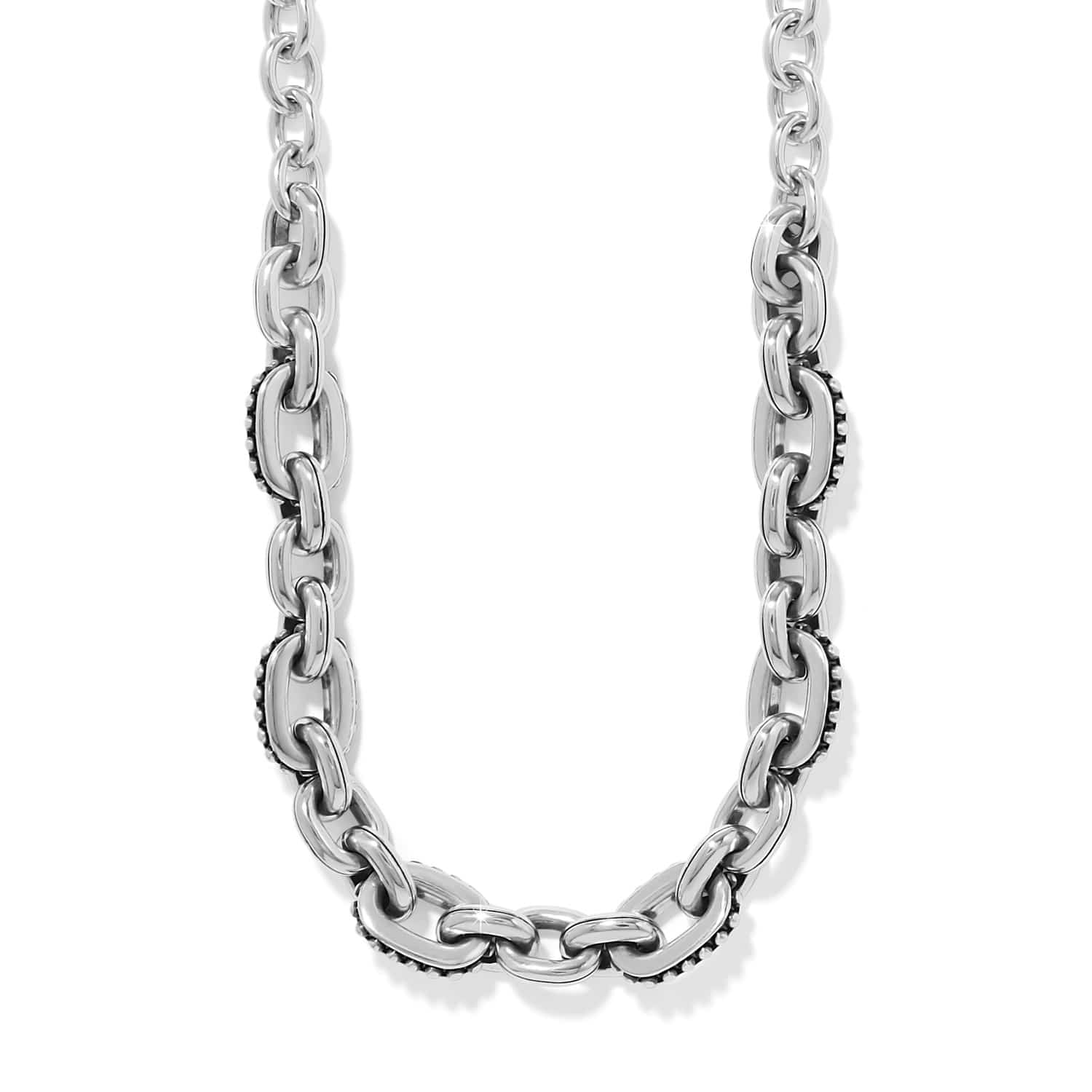 Pretty Tough Link Necklace silver 1