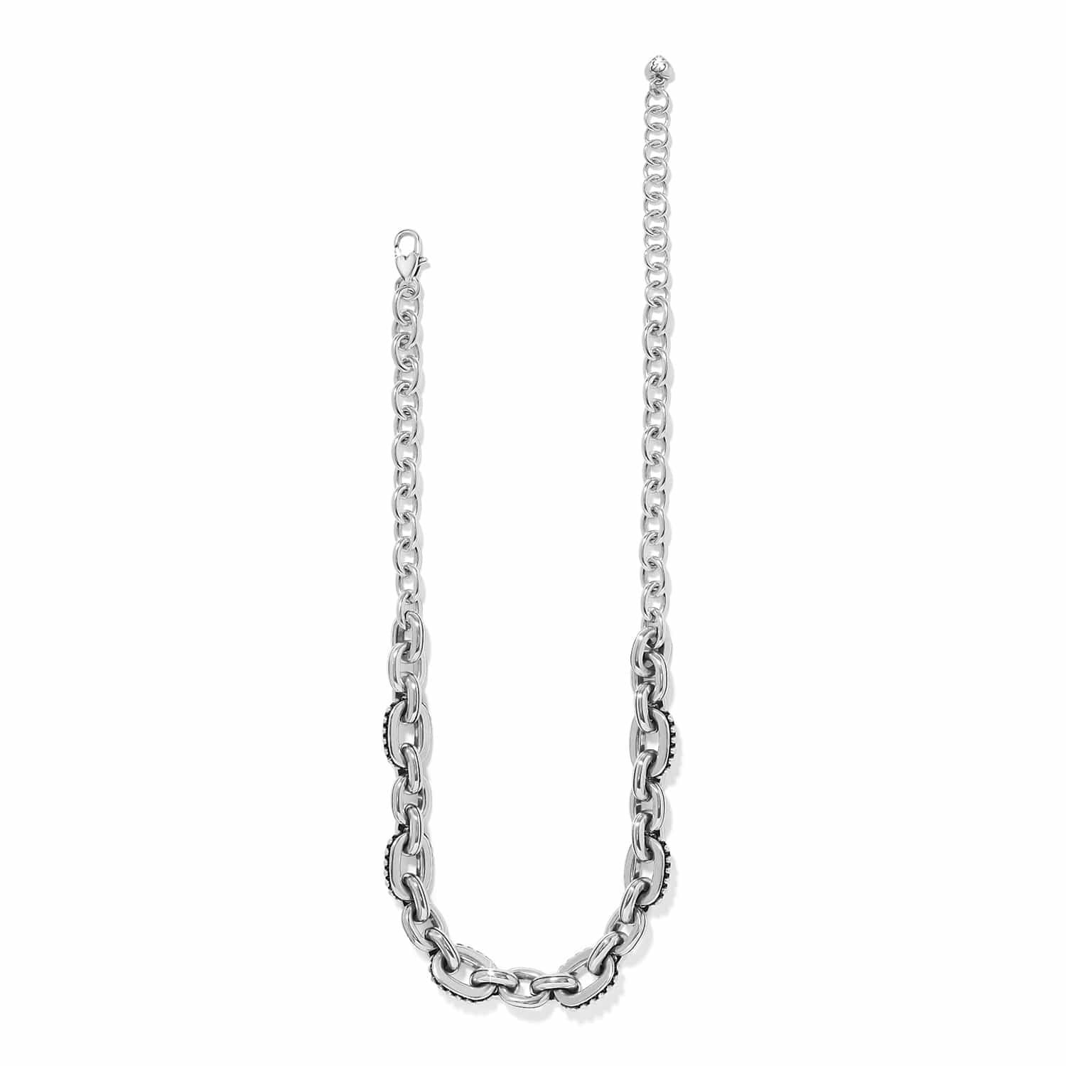 Pretty Tough Link Necklace silver 2