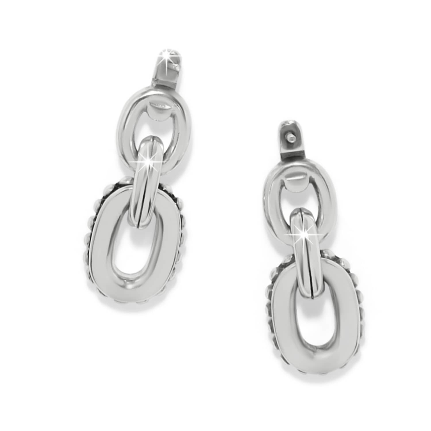 Pretty Tough Link Post Earrings silver 2