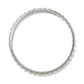 Brighton bangle bracelet with silver-plated beaded edges and smooth inner band shown from above on a white background