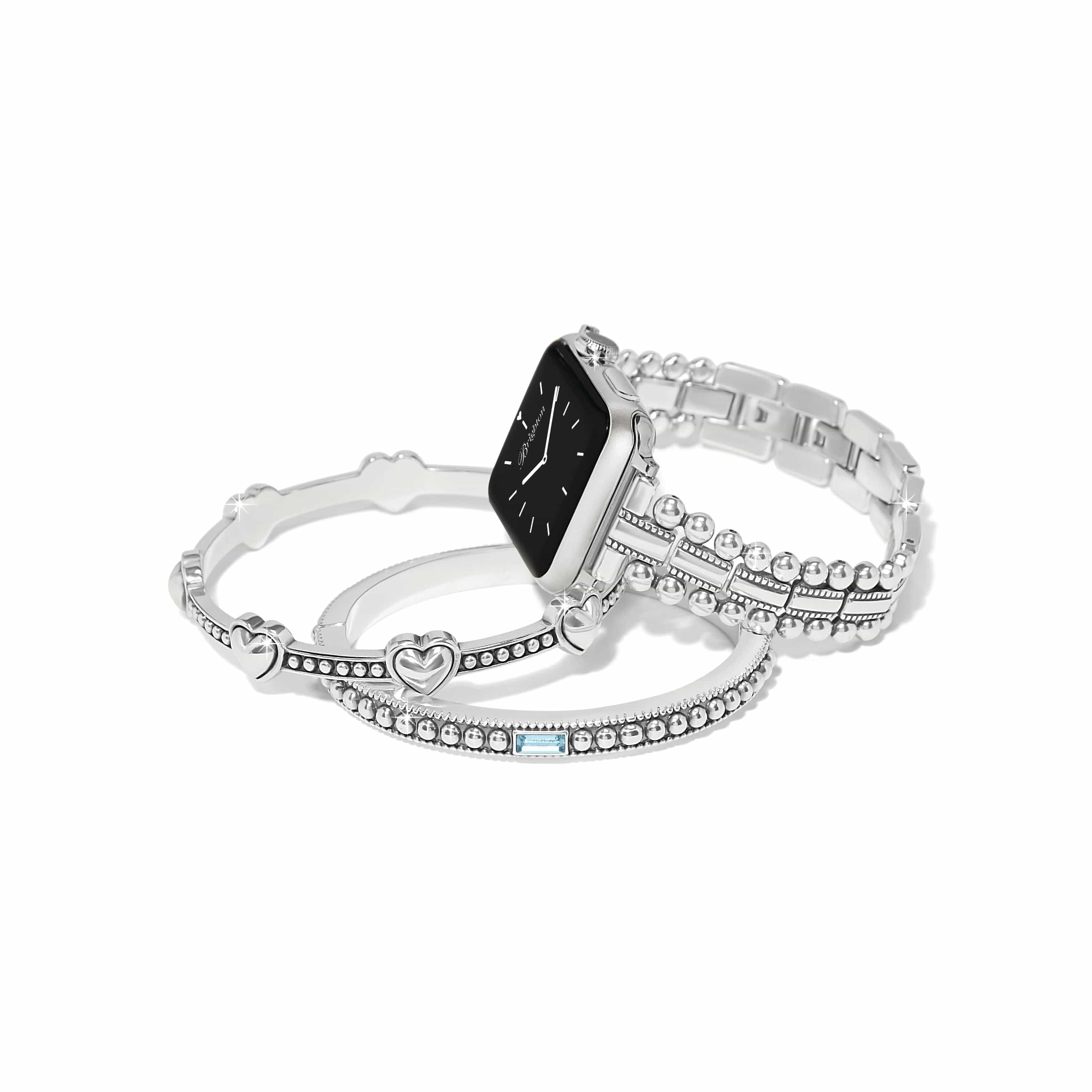 Pretty Tough Silver Watch Band - Brighton