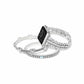 Pretty Tough Silver Watch Band