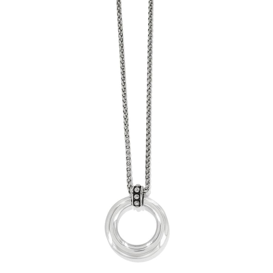 Pretty Tough Stud Large Circle Necklace silver 1