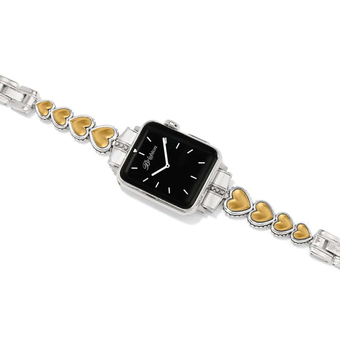 Pretty Tough Two Tone Heart Watch Band - Brighton