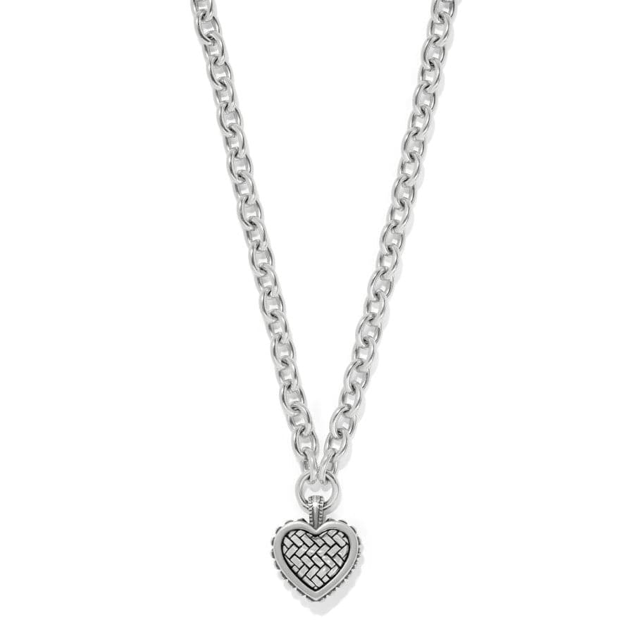 Pretty Tough Weave Heart Necklace