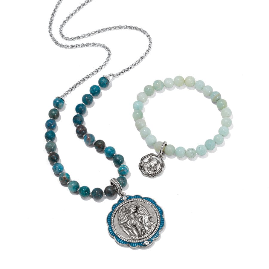 Protection Angel Medallion Necklace - Brighton