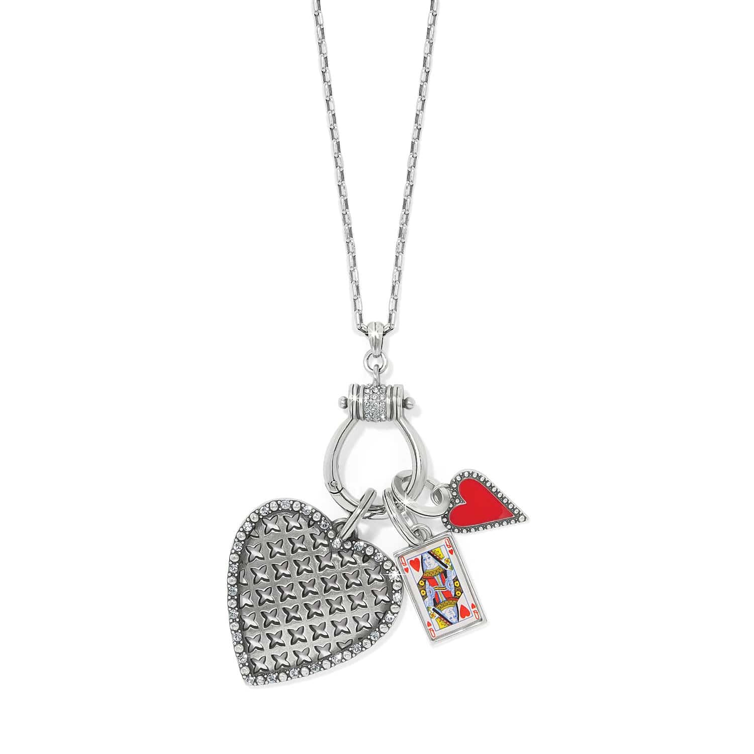 Queen Of Hearts Charm silver-white 4