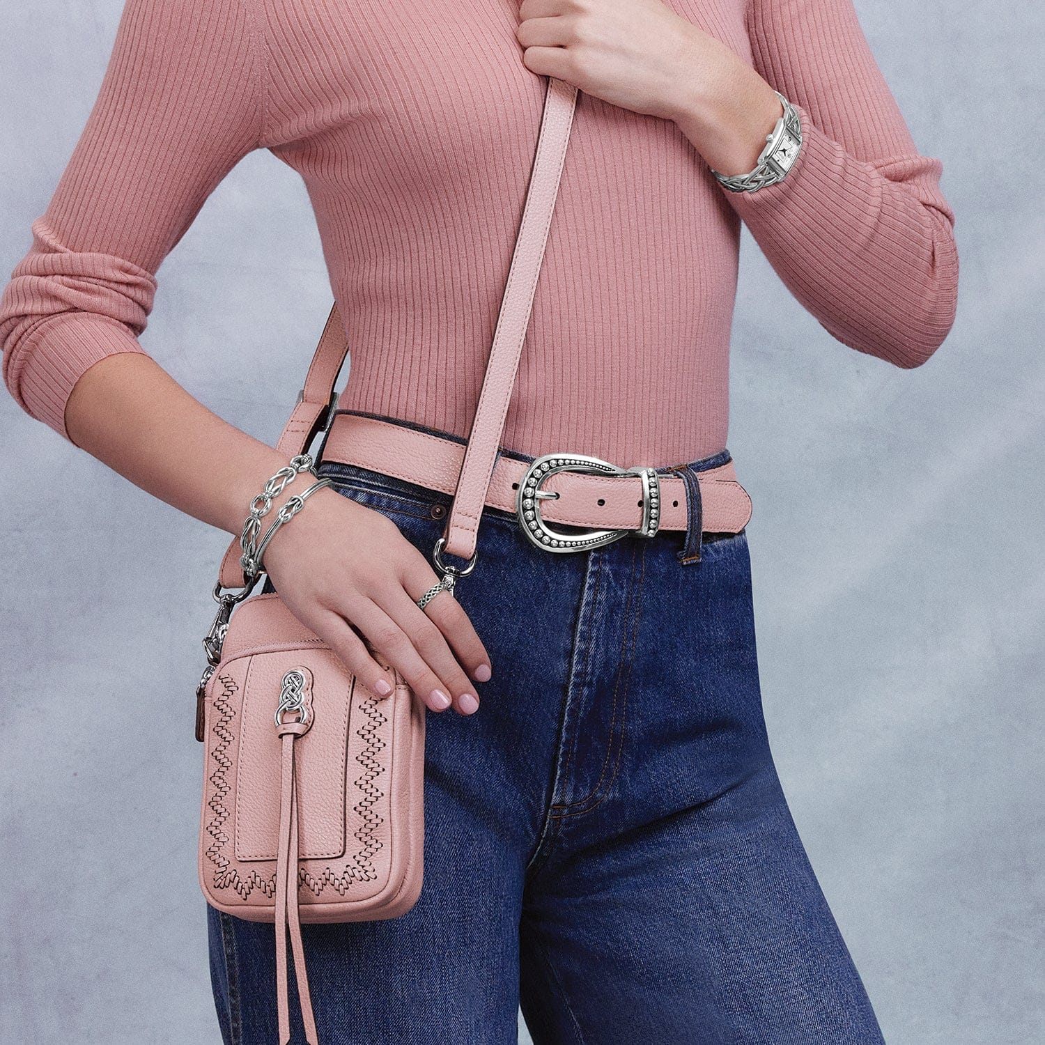 Really Tough Reversible Belt pink-sand 13