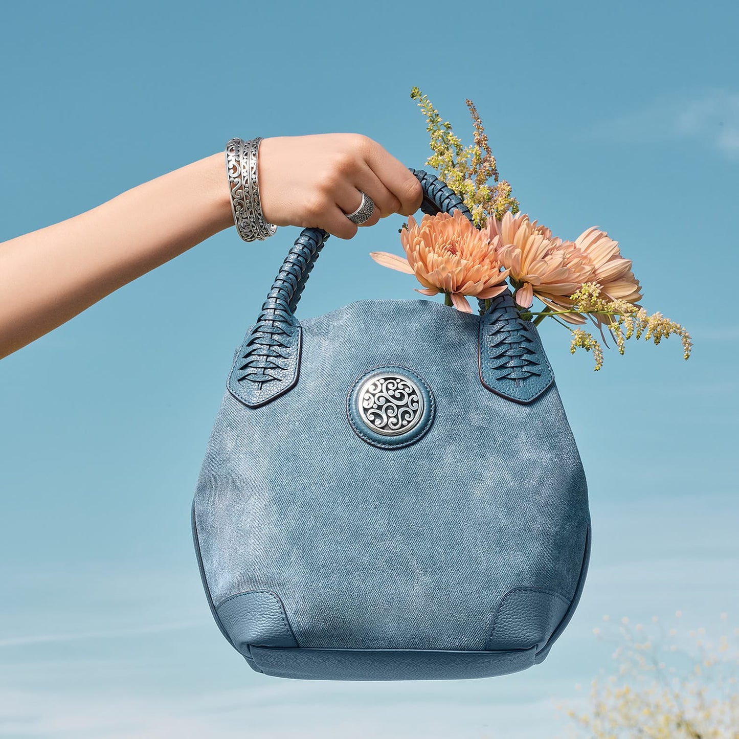 Reina Suede Medium Tote