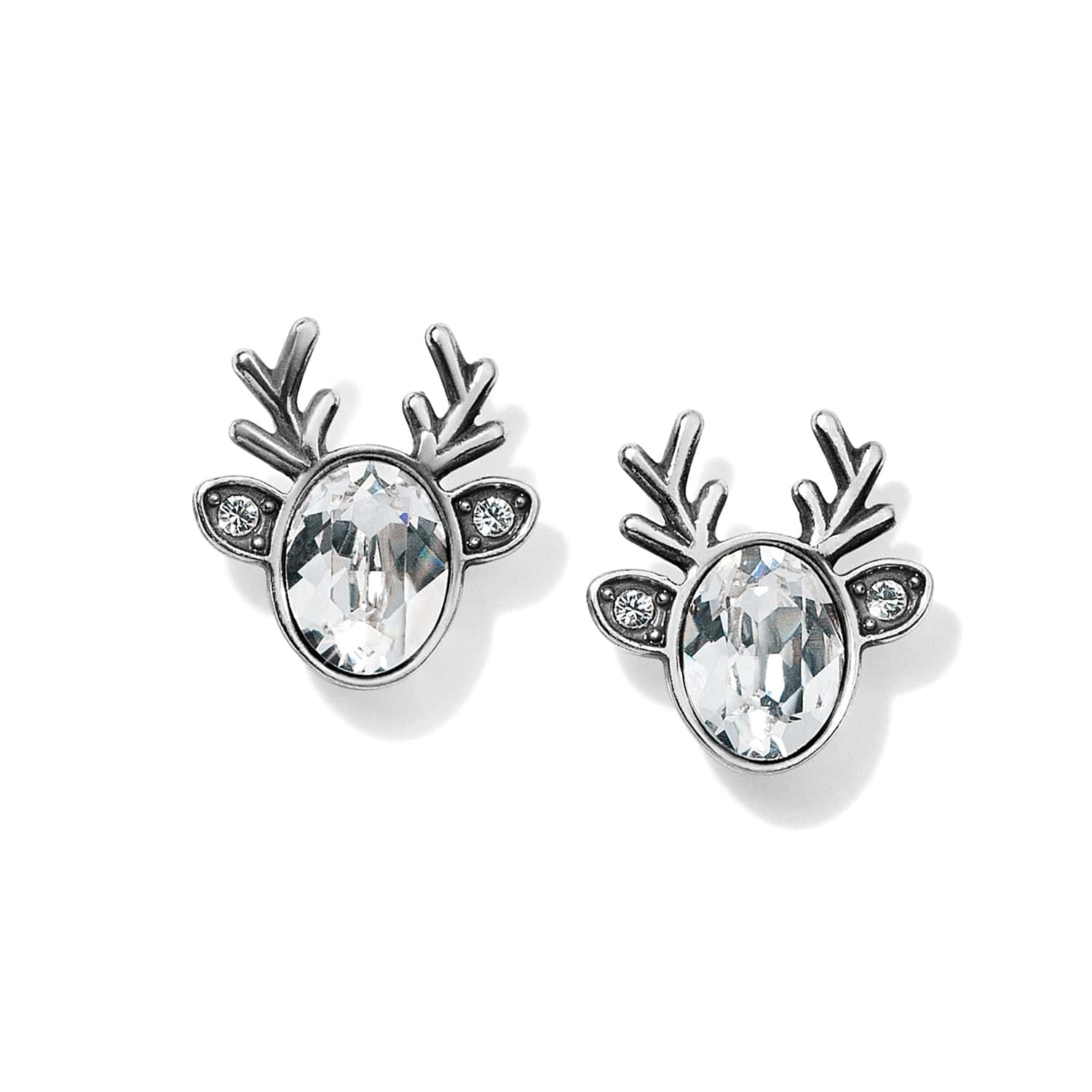 Reindeer Glitz Mini Post Earrings silver 2