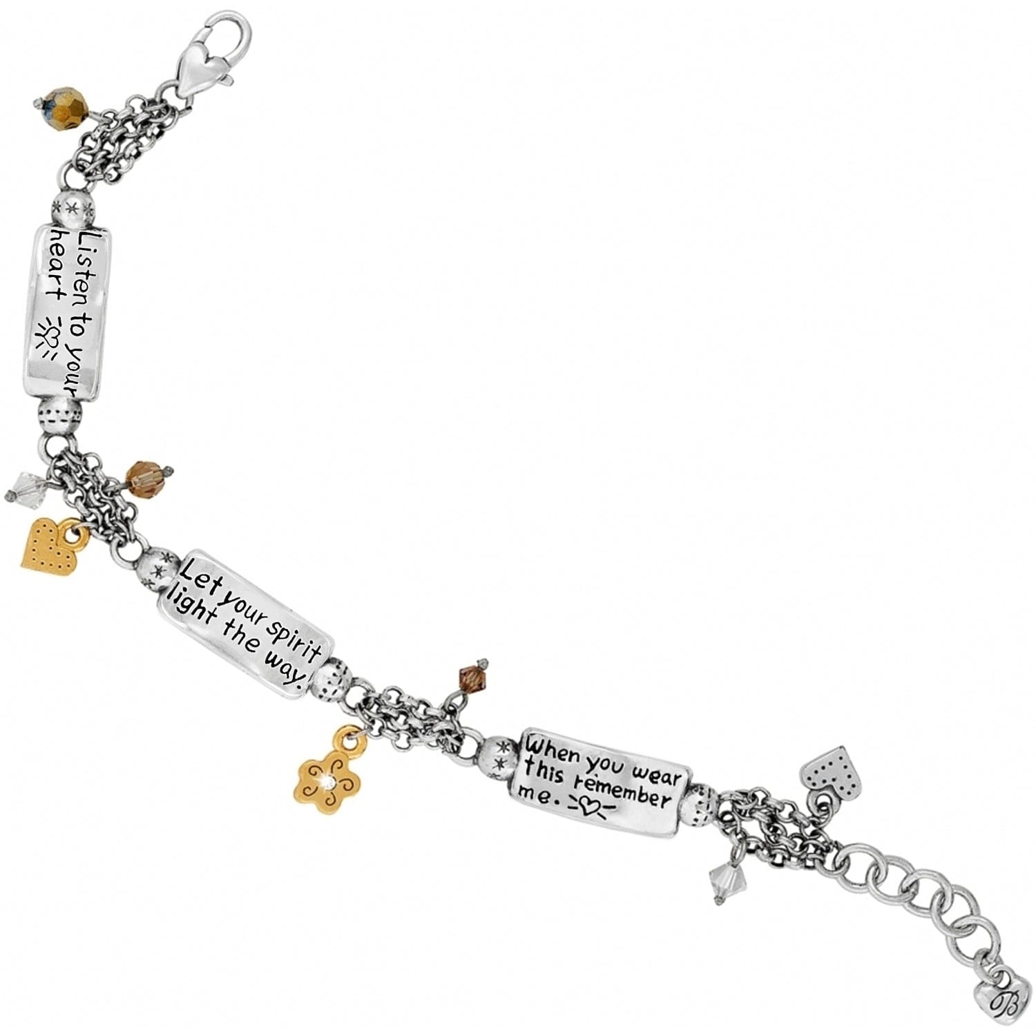 Remember Your Heart Gift Set silver-gold-brush 3