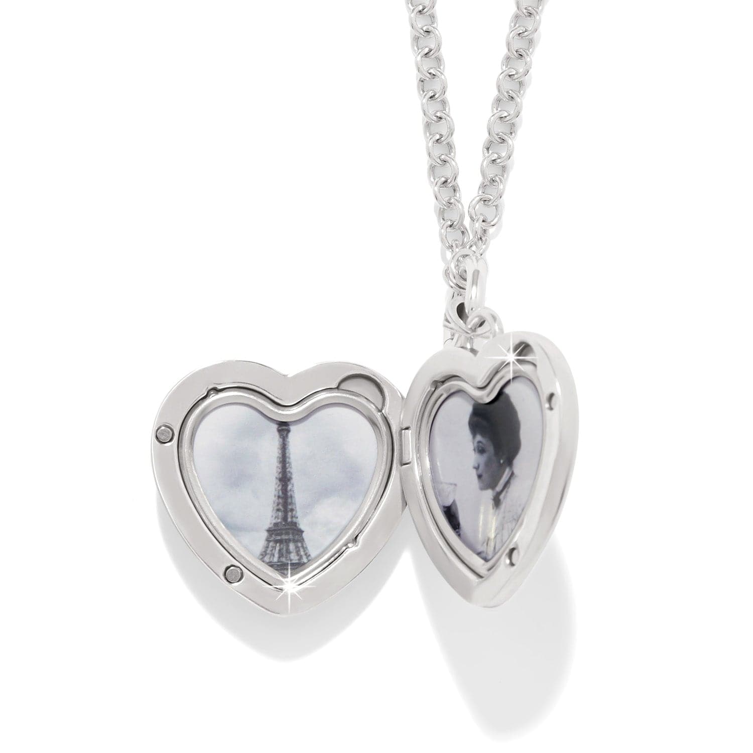 Reverie Butterfly Locket Necklace silver-multi 2