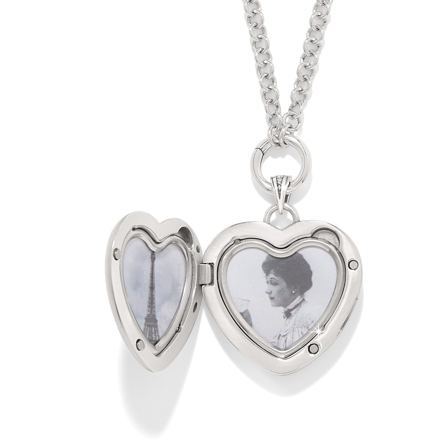 Reverie Butterfly Locket Necklace silver-multi 3