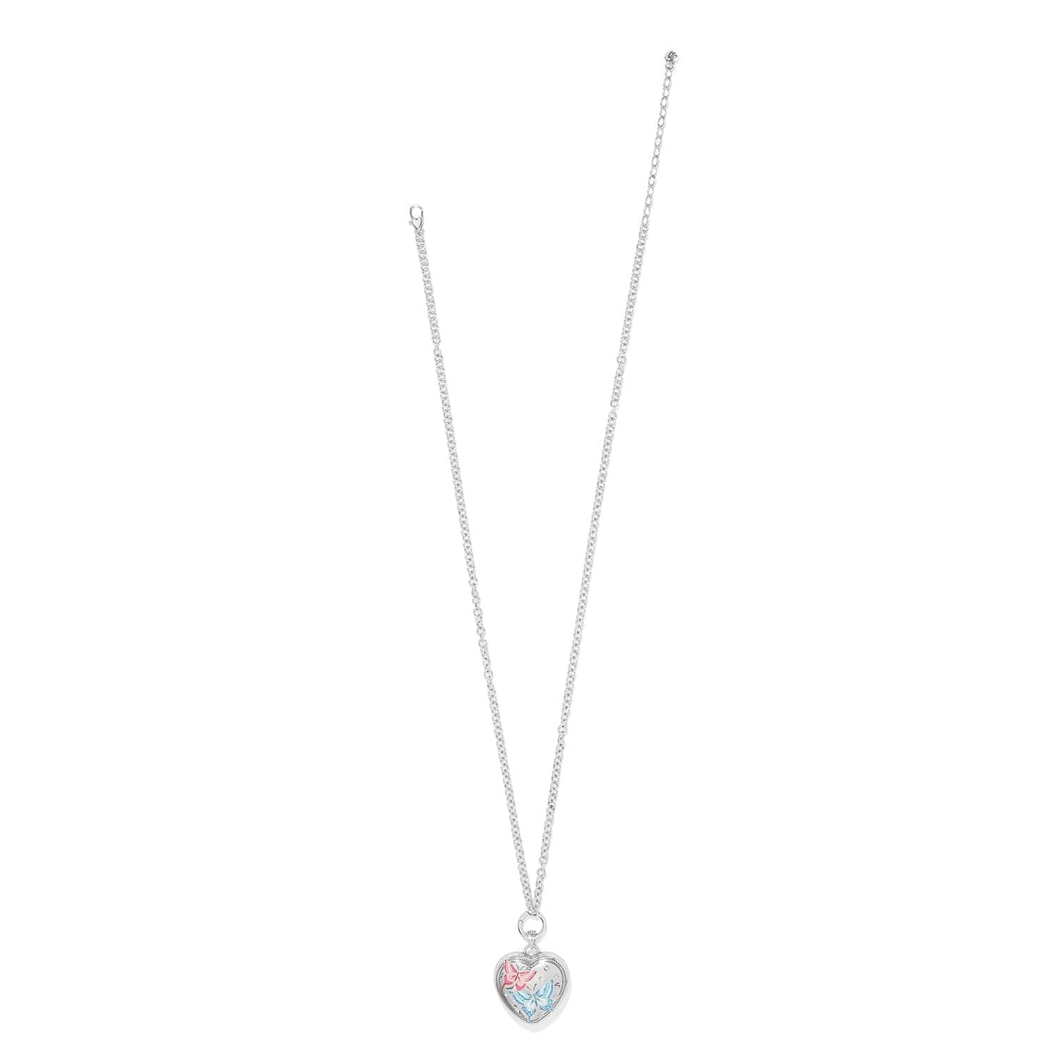 Reverie Butterfly Locket Necklace silver-multi 5
