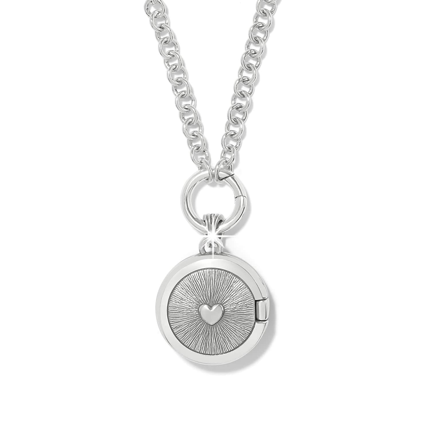 Reverie Emblem Locket Necklace silver-multi 3