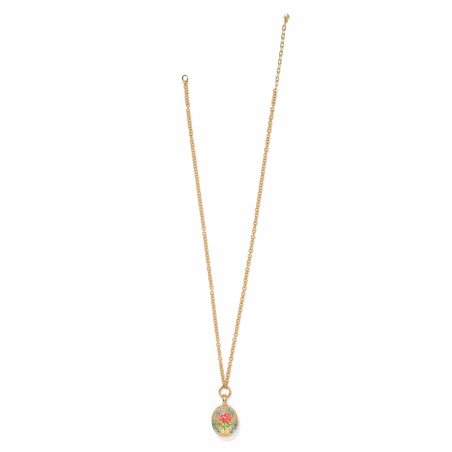 Reverie Rose Locket Necklace gold-multi 4
