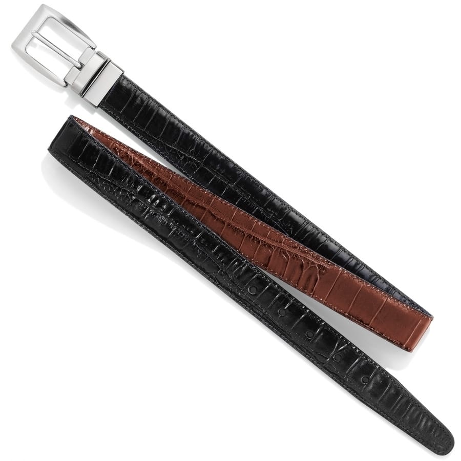 Reversible Croco Belt black-peanut 5