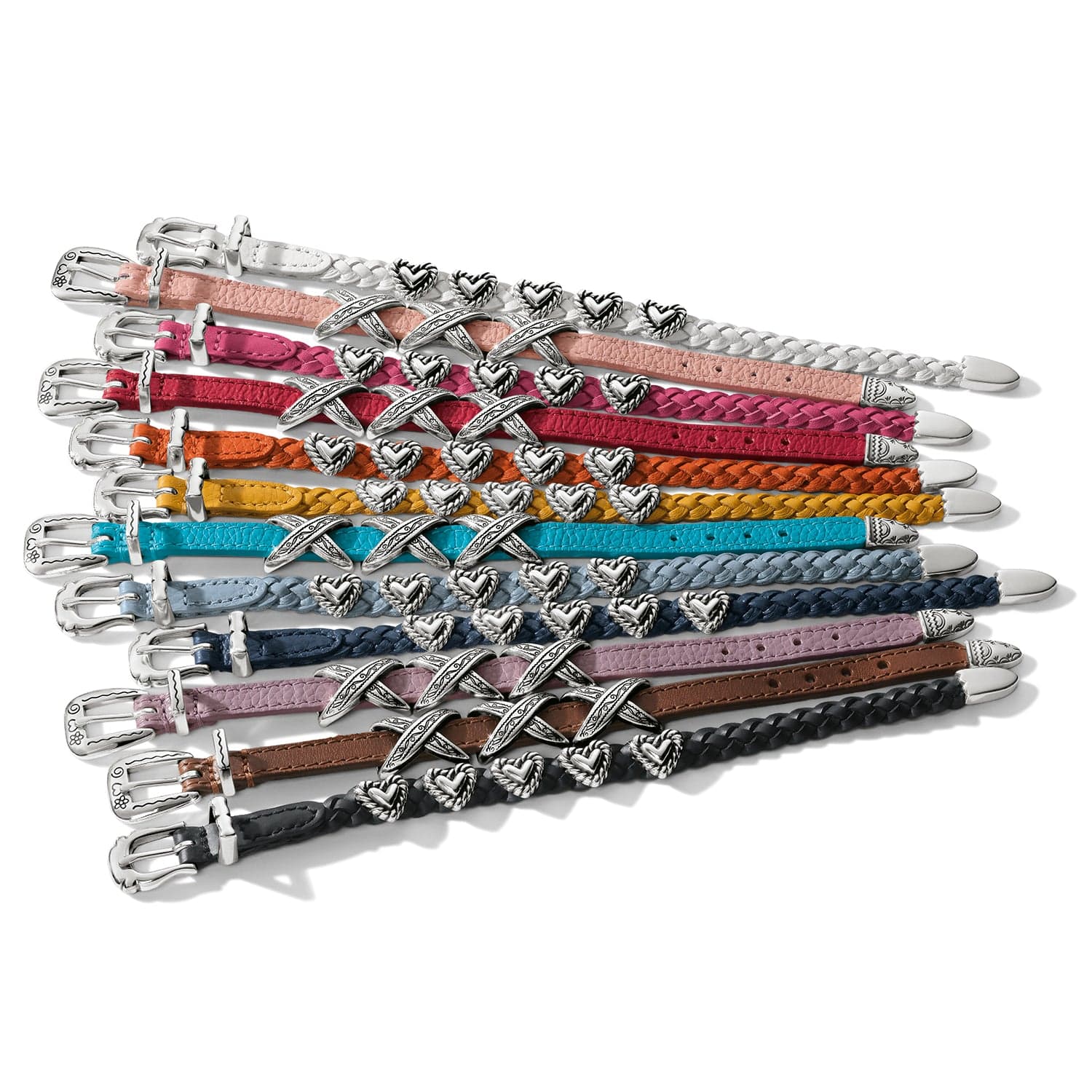 Roped Heart Braid Bandit Bracelet - Brighton