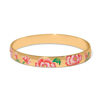 Rose Petal Bangle Bracelet