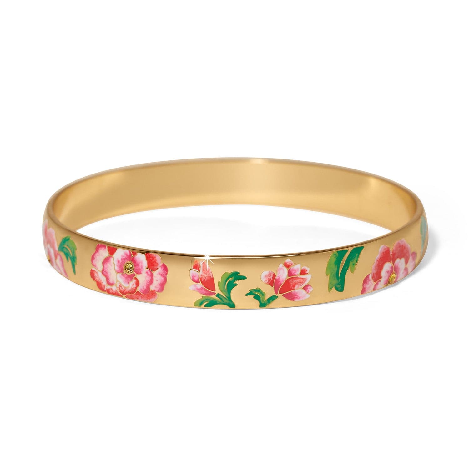 Rose Petal Bangle Bracelet gold 2