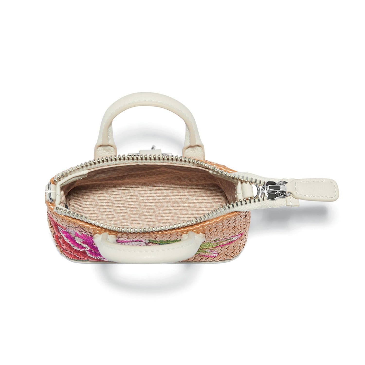 Rose Petal Micro Straw Bag white-multi 2
