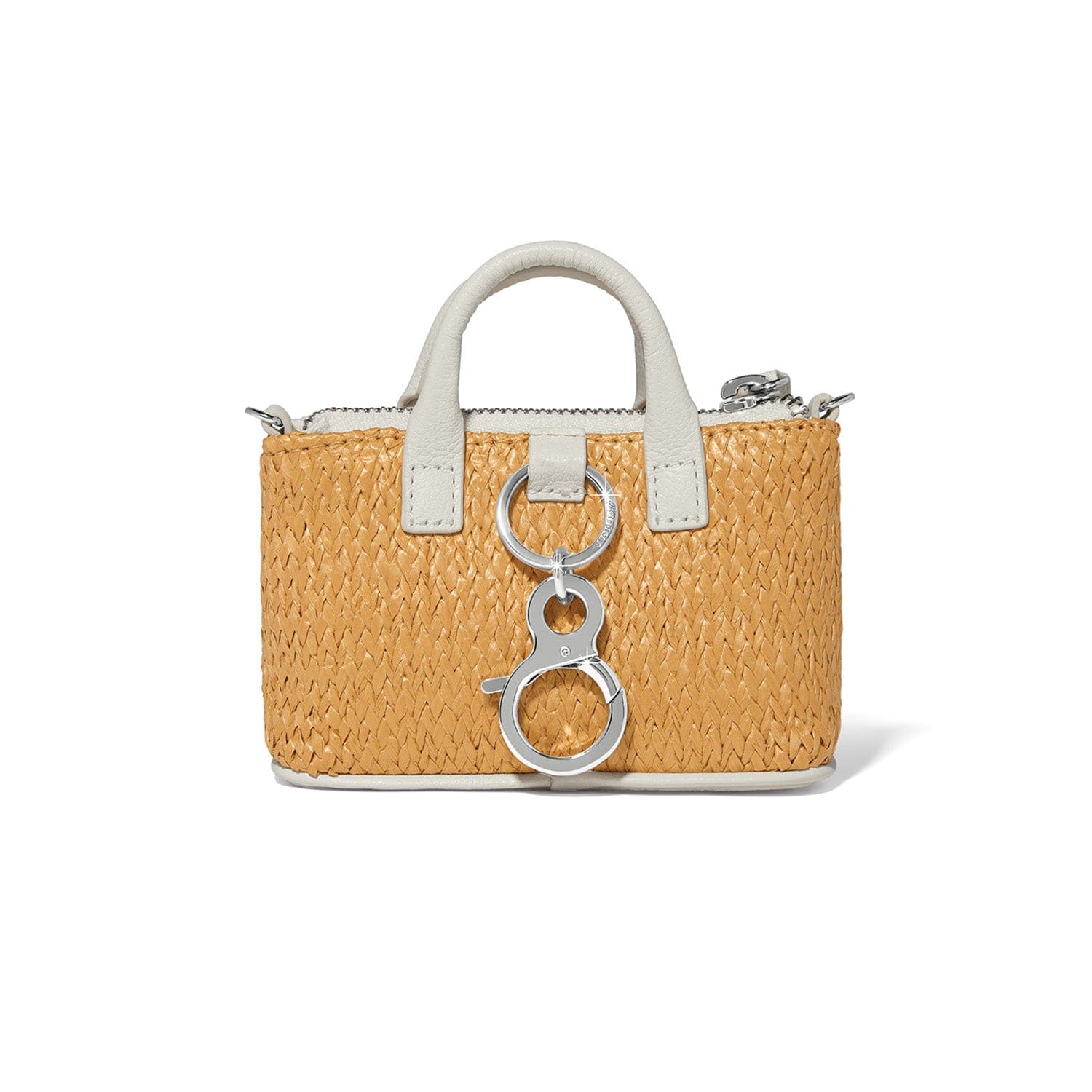 Rose Petal Micro Straw Bag white-multi 3