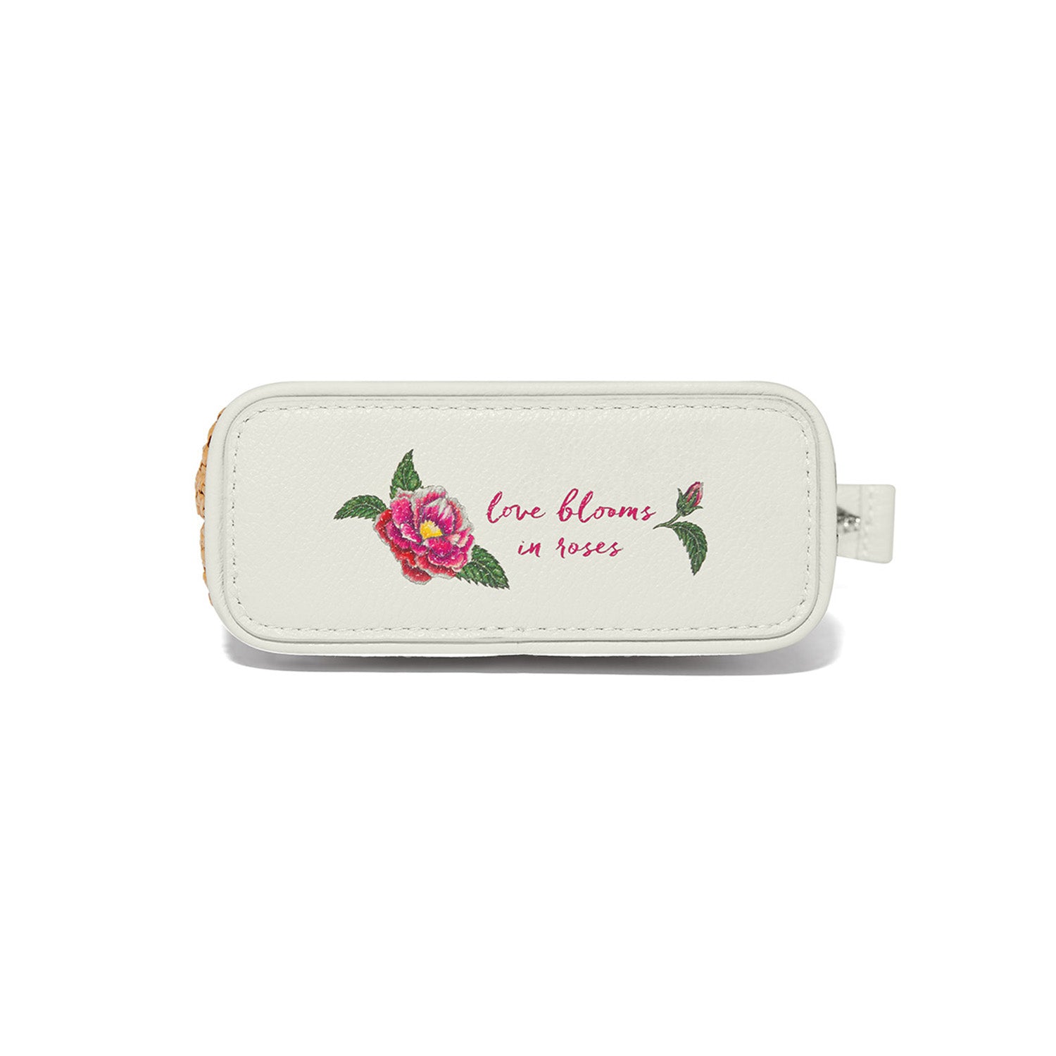 Rose Petal Micro Straw Bag - Brighton