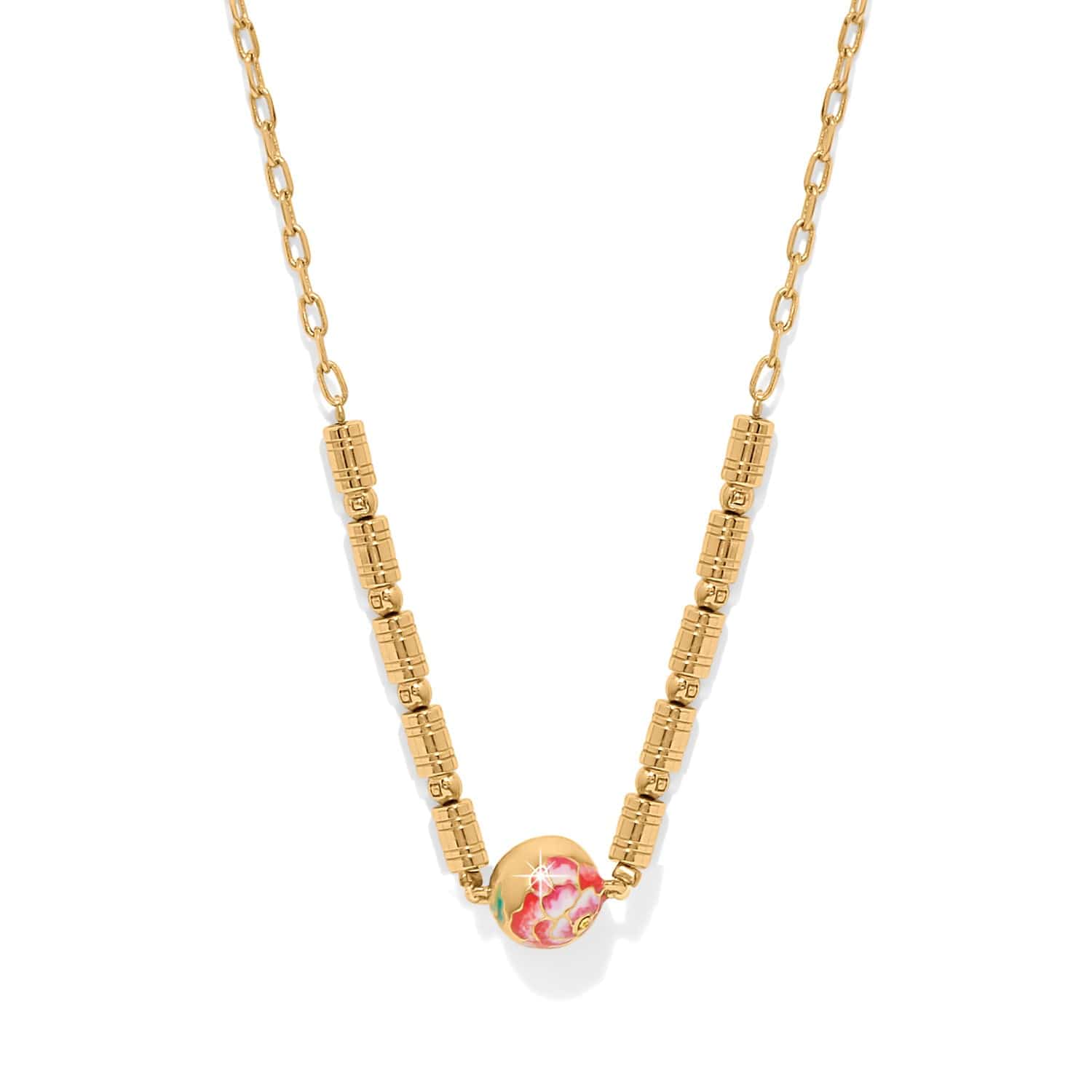 Rose Petal Short Necklace gold-multi 1