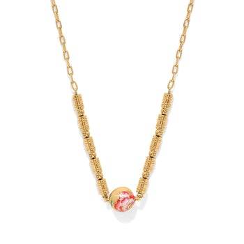 Rose Petal Short Necklace