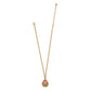 Rose Petal Teardrop Necklace