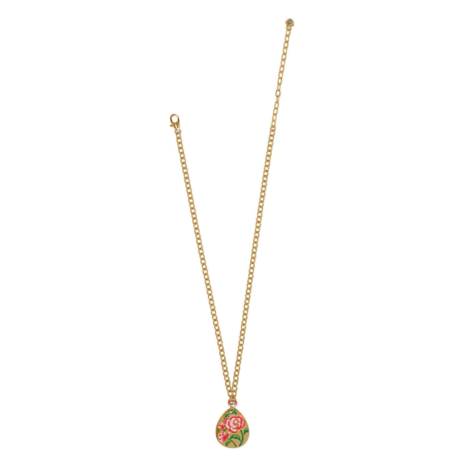 Rose Petal Teardrop Necklace gold-multi 3