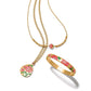 Rose Petal Teardrop Necklace