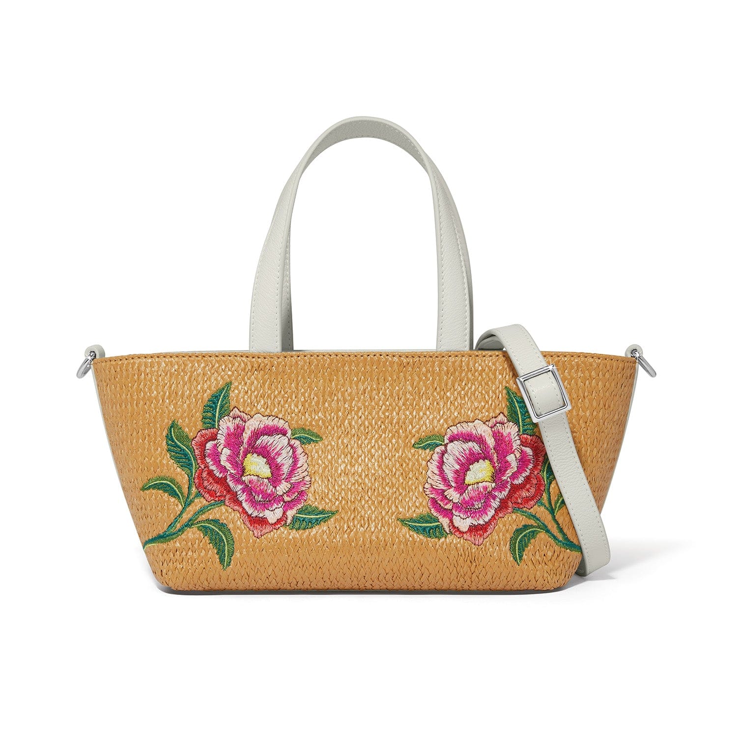 Rosebud Slim Tote white-multi 1