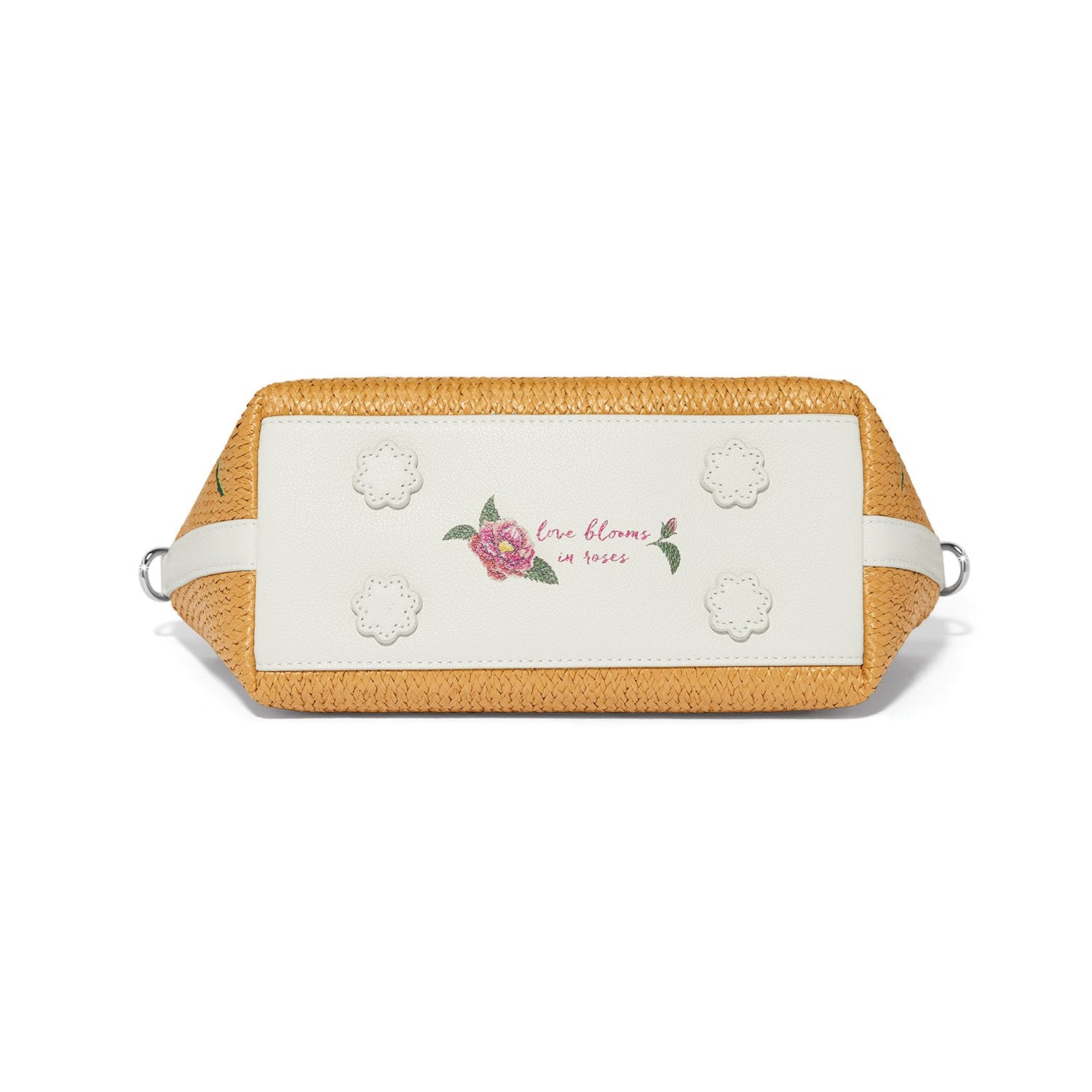Roselyn Straw Tote white-multi 4