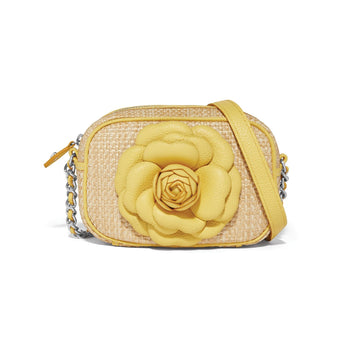 Rosie Straw Camera Bag