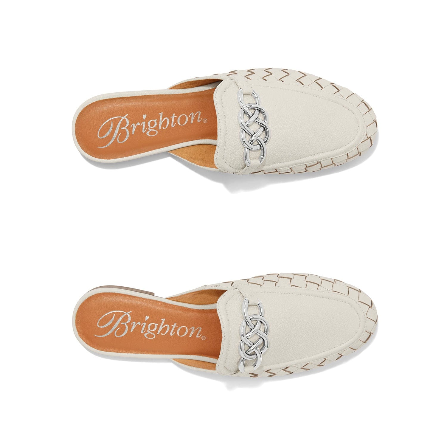 Sage Interlok Woven Mule shoe-white 5