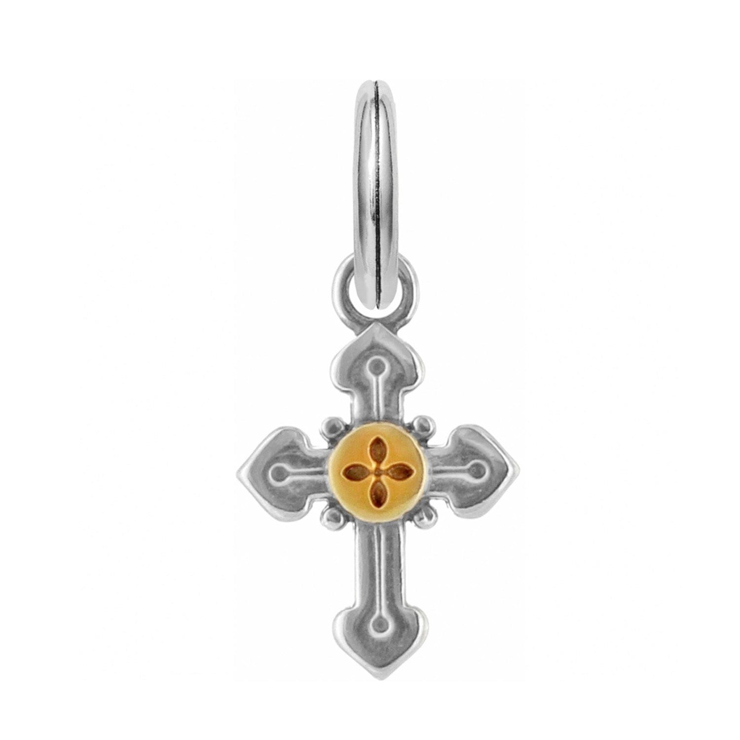 Sanctum Cross Charm silver-gold 1