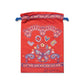 Scarf Red Flip Flops